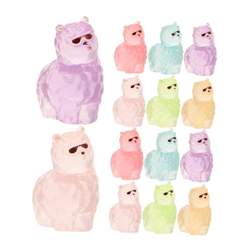 HAMPPLIES 18stücke Teiliges Leuchtender Miniatur- -Figuren Mit Sonnenbrillen Süße Resin-Dekorationen Für Mikrolandschaften Puppenhäuser Cupcake-Topper Für DIY-projekte Und HAMPPLIES 18stücke Teiliges Leuchtender Miniatur- -Figuren Mit Sonnenbrillen Süße Resin-Dekorationen Für Mikrolandschaften Puppenhäuser Cupcake-Topper Für DIY-projekte Und von HAMPPLIES