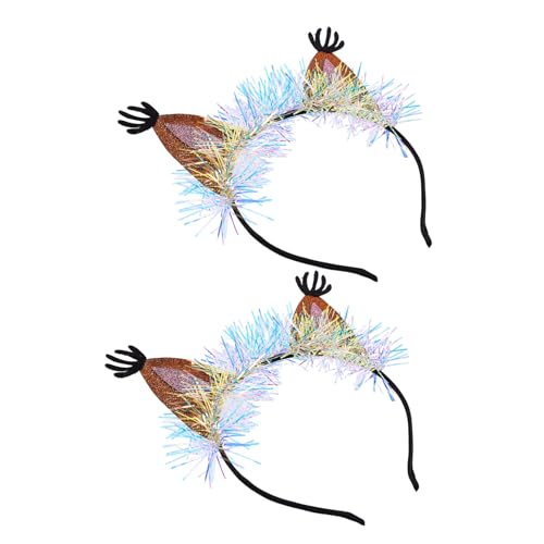 HAMPPLIES 2 Stück Orange Tierisches Haarband mit Eichhörnchenohren für Cosplay Haarzubehör für Partys Hochwertige Haarschmuck für Kostüme und Festlichkeiten von HAMPPLIES