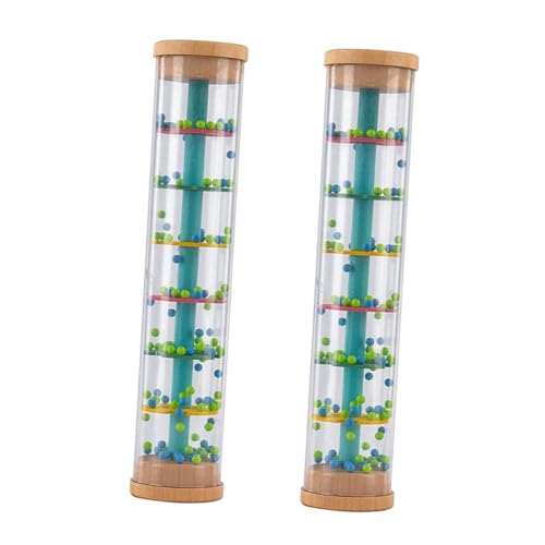 HAMPPLIES 2 Stück Regenschallgerät Aufklärung Über Musikinstrumente Für Regenstock-Musikinstrument Sensorische Regenstift Für Rainmaker Regenstöcke Plastik HAMPPLIES 2 Stück Regenschallgerät Aufklärung Über Musikinstrumente Für Regenstock-Musikinstrument Sensorische Regenstift Für Rainmaker Regenstöcke Plastik von HAMPPLIES