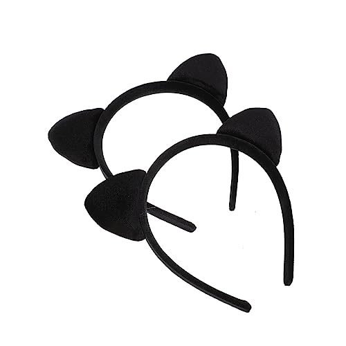 HAMPPLIES 2 Stück Süße Katzenohren Haarreif Cosplay Stirnband für Erwachsene Haaraccessoires für Partys Fotoshootings und Kostüme Schwarz HAMPPLIES 2 Stück Süße Katzenohren Haarreif Cosplay Stirnband für Erwachsene Haaraccessoires für Partys Fotoshootings und Kostüme Schwarz von HAMPPLIES
