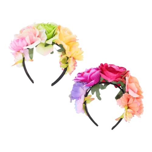 HAMPPLIES 2 Stück Teiliges Rosen stirnband Modischer Haarschmuck mit Großen Künstlichen Blumen Leichtes Langlebiges Material Geeignet für Cosplay Party und Festival Sichere Detailreiche HAMPPLIES 2 Stück Teiliges Rosen stirnband Modischer Haarschmuck mit Großen Künstlichen Blumen Leichtes Langlebiges Material Geeignet für Cosplay Party und Festival Sichere Detailreiche von HAMPPLIES