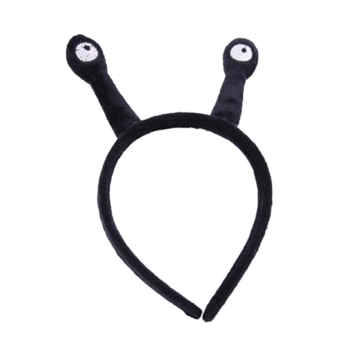 HAMPPLIES 2 Stück Teiliges Schneckenhörner Stirnband Leichtes Damen Haarreif mit Originellem Design für Party Cosplay Fotorequisiten Mädchen Haaraccessoires in Rot und Schwarz HAMPPLIES 2 Stück Teiliges Schneckenhörner Stirnband Leichtes Damen Haarreif mit Originellem Design für Party Cosplay Fotorequisiten Mädchen Haaraccessoires in Rot und Schwarz von HAMPPLIES