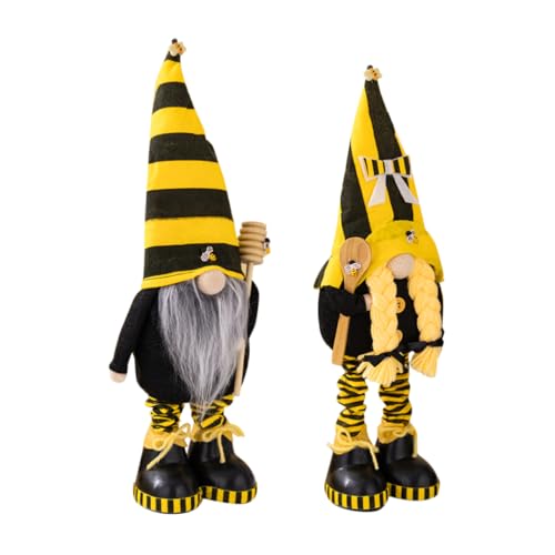 HAMPPLIES 2 Stück -Zwerg klein Mini Gnom Sommer dekorativ kollegen Kollege wohnungseinrichtung Bienen Gartendekoration Festival-Desktop-Schmuck zwergendeko PVC HAMPPLIES 2 Stück -Zwerg klein Mini Gnom Sommer dekorativ kollegen Kollege wohnungseinrichtung Bienen Gartendekoration Festival-Desktop-Schmuck zwergendeko PVC von HAMPPLIES