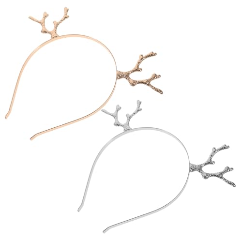 HAMPPLIES 2 Weihnachts Haarreif mit Metallgeweih Niedliches Stirnband für Erwachsene Bequemes Tragen für Weihnachtsfeiern Kostüme und Festliche Anlässe HAMPPLIES 2 Weihnachts Haarreif mit Metallgeweih Niedliches Stirnband für Erwachsene Bequemes Tragen für Weihnachtsfeiern Kostüme und Festliche Anlässe von HAMPPLIES