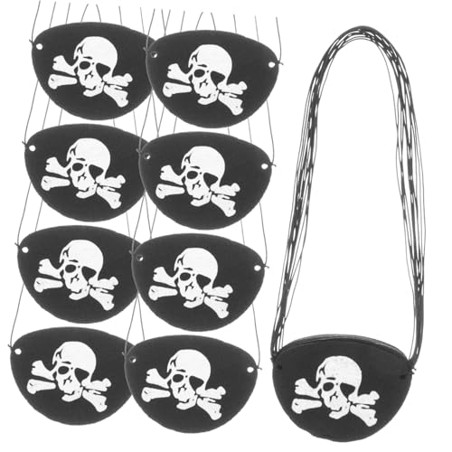 HAMPPLIES 24 Stück Teiliges Piraten Augenklappen mit Totenkopf Motiv Atmungsaktive Halloween Masken für Kostümparty Langlebige für Piraten Thema Komfortabel für Erwachsene HAMPPLIES 24 Stück Teiliges Piraten Augenklappen mit Totenkopf Motiv Atmungsaktive Halloween Masken für Kostümparty Langlebige für Piraten Thema Komfortabel für Erwachsene von HAMPPLIES