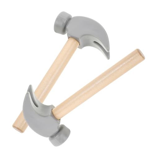HAMPPLIES 2Stücke Teiliges Hammerspielzeug für Sicherer Holzhammer für Kleinkinder Werkzeugset zur Motorischen Entwicklung Vielseitiges für Rollenspiel Robust Handlich HAMPPLIES 2Stücke Teiliges Hammerspielzeug für Sicherer Holzhammer für Kleinkinder Werkzeugset zur Motorischen Entwicklung Vielseitiges für Rollenspiel Robust Handlich von HAMPPLIES