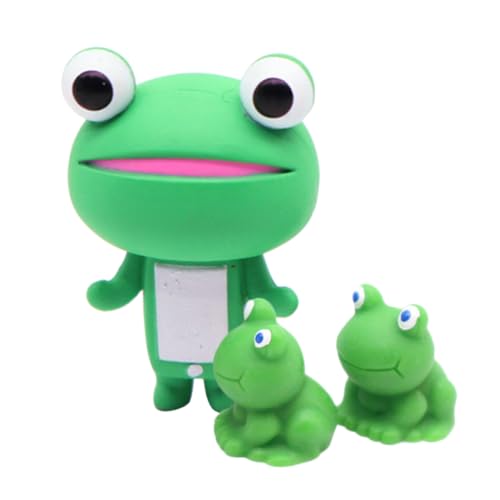 HAMPPLIES 3 Stück Miniatur-froschfiguren – Mini-frösche Aus Kunstharz Für Puppenhaus Und Landschaftsdekoration – Spielzeug-Frosch-Dekorationen HAMPPLIES 3 Stück Miniatur-froschfiguren – Mini-frösche Aus Kunstharz Für Puppenhaus Und Landschaftsdekoration – Spielzeug-Frosch-Dekorationen von HAMPPLIES