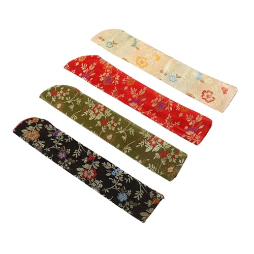 HAMPPLIES 4 Stück Handfächer Hülle Teilig Leicht Tragbar Fächer Tasche Geschenkbeutel aus Strapazierfähigem Material für Handheld Faltventilator Aufbewahrung und Transport HAMPPLIES 4 Stück Handfächer Hülle Teilig Leicht Tragbar Fächer Tasche Geschenkbeutel aus Strapazierfähigem Material für Handheld Faltventilator Aufbewahrung und Transport von HAMPPLIES