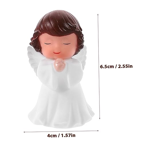 HAMPPLIES 4 Stück Kleine Figuren Cake Dekoration Niedliche Schutzengel Deko für Geburtstagstorte Handbemalte Kawaii Mädchen Figuren Vielseitig für Kuchen und HAMPPLIES 4 Stück Kleine Figuren Cake Dekoration Niedliche Schutzengel Deko für Geburtstagstorte Handbemalte Kawaii Mädchen Figuren Vielseitig für Kuchen und von HAMPPLIES