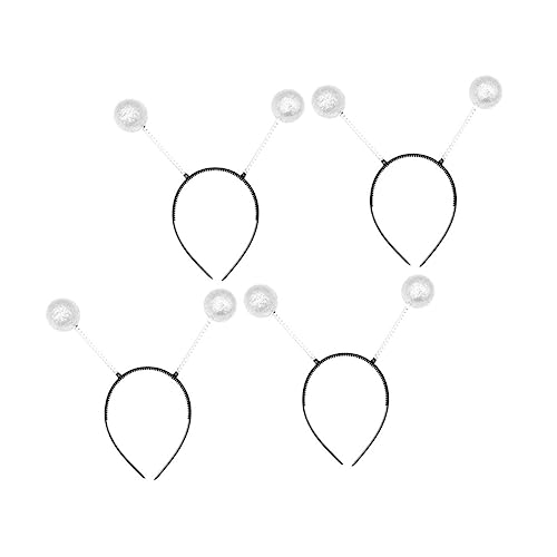 HAMPPLIES 4 Stück Lustige Party Haaraccessoires mit Schaumstoffbällen Kopfbedeckung für Cosplay und Festliche Anlässe Vielseitig Einsetzbar und Dekorativ von HAMPPLIES