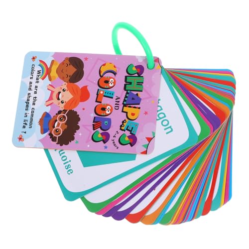HAMPPLIES 49 Stück Teiliges Kindergarten Lernkarten Doppelseitige Sensorische Flashcards mit Bunten Geometrischen Formen Fördert Farberkennung Feinmotorik und Kognitive Entwicklung HAMPPLIES 49 Stück Teiliges Kindergarten Lernkarten Doppelseitige Sensorische Flashcards mit Bunten Geometrischen Formen Fördert Farberkennung Feinmotorik und Kognitive Entwicklung von HAMPPLIES