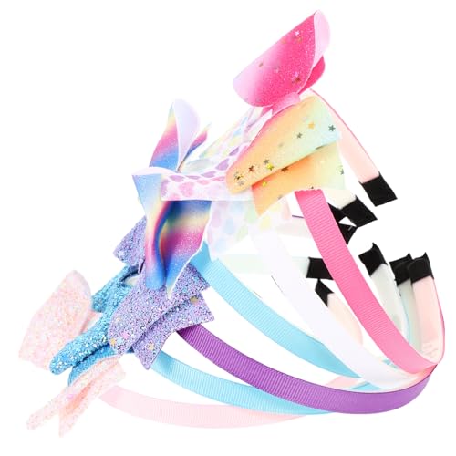 HAMPPLIES 6 Stck Teiliges Pailletten Schleifen Haarband für Mädchen Glänzendes Leichtes Stirnband in Pastellfarben Niedliches Haarschmuck Party Karneval und Alltag HAMPPLIES 6 Stck Teiliges Pailletten Schleifen Haarband für Mädchen Glänzendes Leichtes Stirnband in Pastellfarben Niedliches Haarschmuck Party Karneval und Alltag von HAMPPLIES