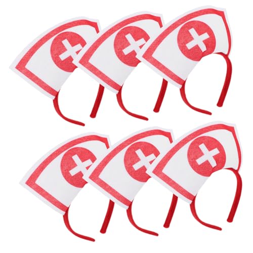 HAMPPLIES 6 Stück Krankenschwester Stirnband Haar Accessoire Mädchen Stirnband Krankenschwester Stirnbänder Für Kostüm Halloween Kostüme Kostüm HAMPPLIES 6 Stück Krankenschwester Stirnband Haar Accessoire Mädchen Stirnband Krankenschwester Stirnbänder Für Kostüm Halloween Kostüme Kostüm von HAMPPLIES