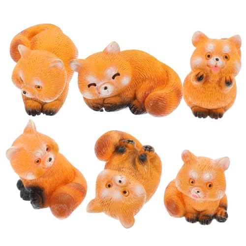 HAMPPLIES 6 Stück Miniatur-tierfiguren Panda-Statue Aus Kunstharz Für Sammler Realistische Spielzeugfiguren Details HAMPPLIES 6 Stück Miniatur-tierfiguren Panda-Statue Aus Kunstharz Für Sammler Realistische Spielzeugfiguren Details von HAMPPLIES