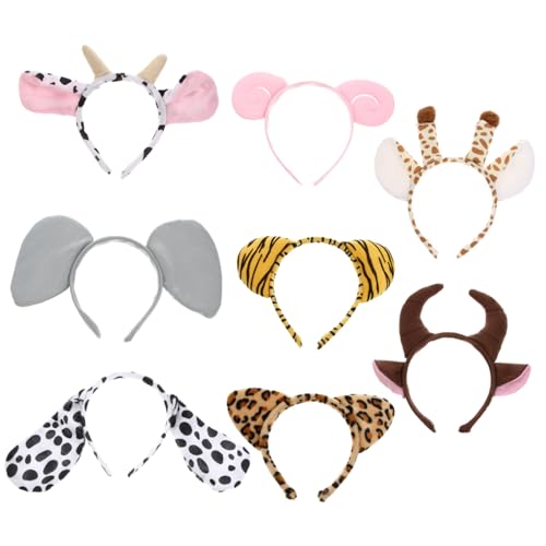 HAMPPLIES 8 Stück Teiliges Tierohren Haarreifen für Halloween Party Cosplay Bunte Tierkostüm Haarbänder Lustige Partydekoration und Kreative Fotorequisiten HAMPPLIES 8 Stück Teiliges Tierohren Haarreifen für Halloween Party Cosplay Bunte Tierkostüm Haarbänder Lustige Partydekoration und Kreative Fotorequisiten von HAMPPLIES