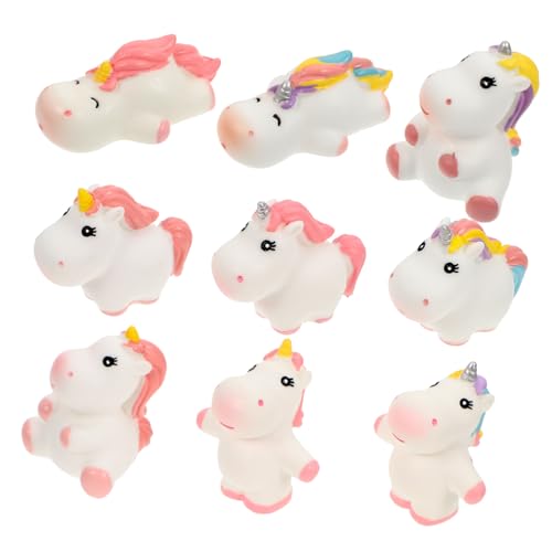 HAMPPLIES 9 Stück Teiliges Mini Einhorn Dekofiguren Bruchfest für Mikrolandschaften Moosgärten Bonsai und Kreative Tischdeko Bunte Miniatur Ornamente für Garten und Balkon HAMPPLIES 9 Stück Teiliges Mini Einhorn Dekofiguren Bruchfest für Mikrolandschaften Moosgärten Bonsai und Kreative Tischdeko Bunte Miniatur Ornamente für Garten und Balkon von HAMPPLIES