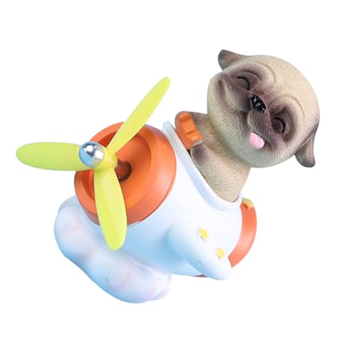HAMPPLIES Süße Hunde Figur Cartoon Auto Ornament Für Armaturenbrett Kreative Desktop Dekoration Für Weihnachten Für Hundeliebhaber von HAMPPLIES