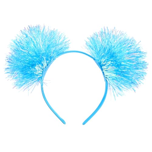 HAMPPLIES Bunter Haarreif mit Glitzer Lustiges Stirnband für Karneval und Partys Leicht und Langlebig Perfektes Accessoire für Auftritte und von HAMPPLIES