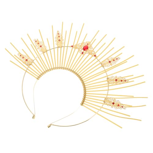 HAMPPLIES DIY Haarband für Göttinnen Vielseitiges Kopfaccessoire für Hochzeiten Feste und Kostümpartys Design Gelb für Individuelles Styling von HAMPPLIES
