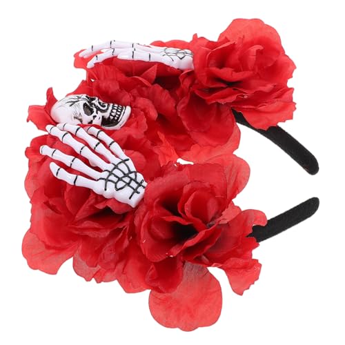 HAMPPLIES Damen Halloween Haarband mit Skelettdetails Vielseitiges Accessoire für Kostümparty und Gruselige Feiern HAMPPLIES Damen Halloween Haarband mit Skelettdetails Vielseitiges Accessoire für Kostümparty und Gruselige Feiern von HAMPPLIES