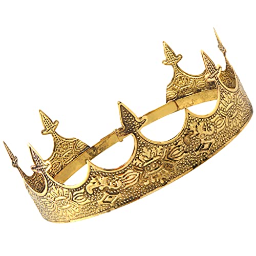 HAMPPLIES Erwachsene Krone Vintage Stil Kopfschmuck Verstellbare für Geburtstagsfeiern und Karneval Hochwertiges Material Leicht und Bequem von HAMPPLIES