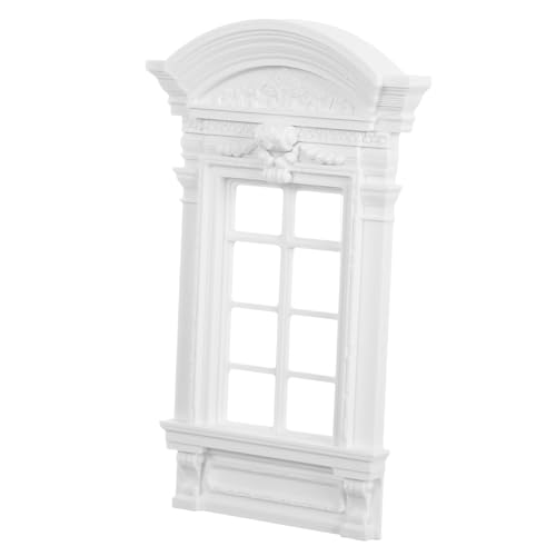 HAMPPLIES Europäisches Fenstermodell Handgemachtes Puppenhausfenster Puppenhausrahmen Dollhouse -bauteile Puppenhausbauzubehör Miniatur-puppenhaus-möbelfenster Miniaturzubehör Plastik Weiß HAMPPLIES Europäisches Fenstermodell Handgemachtes Puppenhausfenster Puppenhausrahmen Dollhouse -bauteile Puppenhausbauzubehör Miniatur-puppenhaus-möbelfenster Miniaturzubehör Plastik Weiß von HAMPPLIES