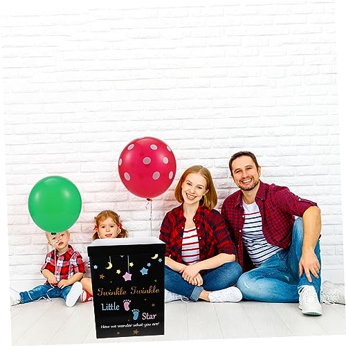 HAMPPLIES Geschlechtsenthüllung Papierballonbox für Shower Dekoration mit Einzigartigem Design für Feierliche Anlässe und Unvergessliche von HAMPPLIES