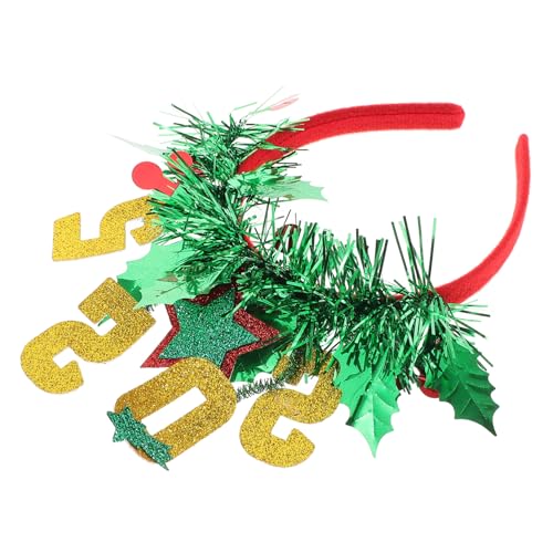 HAMPPLIES Glitzernder Stern Haarreif Neujahrs-party Stirnband Festlicher Kopfschmuck Komfortabel Weihnachtsfeier Accessoire für Damen und Mädchen von HAMPPLIES