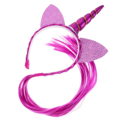 HAMPPLIES Haarband Einhorn Cartoon Stirnband Party Haarschmuck für Kostümfest Halloween Cosplay Zubehör in von HAMPPLIES