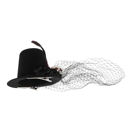 HAMPPLIES Halloween Haaraccessoires für Einzigartiger Fascinator mit Dekoration Leichtes Kopfband für Cocktail und Themenpartys von HAMPPLIES