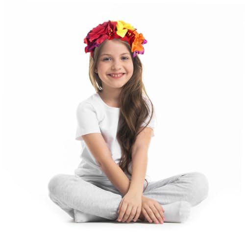 HAMPPLIES Halloween Haarschmuck Damen Rosen Haarband Leichtes Kopfschmuck Blumenstirnband für Party Cosplay und Fotorequisiten HAMPPLIES Halloween Haarschmuck Damen Rosen Haarband Leichtes Kopfschmuck Blumenstirnband für Party Cosplay und Fotorequisiten von HAMPPLIES