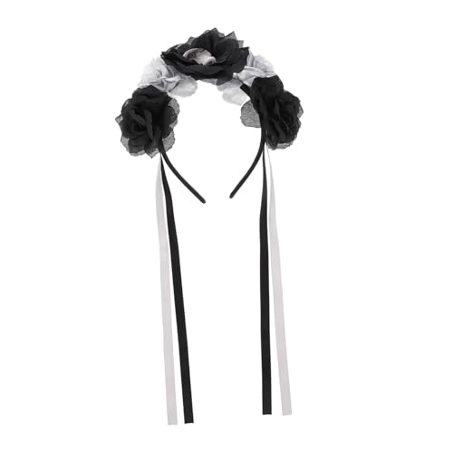 HAMPPLIES Halloween Kostüm Accessoire Totenkopf Haarschmuck Party Stirnband für Damen Modischer Silberner Blumenhaarreif Passend zu Halloween und Day Of The Dead Festlichkeiten HAMPPLIES Halloween Kostüm Accessoire Totenkopf Haarschmuck Party Stirnband für Damen Modischer Silberner Blumenhaarreif Passend zu Halloween und Day Of The Dead Festlichkeiten von HAMPPLIES