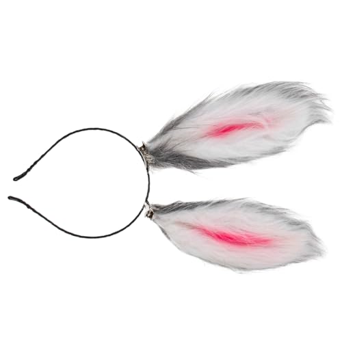HAMPPLIES Hasenohren Haarreif aus Weichem Plüsch Bequem und Langlebig Niedliches Bunny Ohr Accessoire für Frauen für Cosplay Kostüm Osterpartys Modisches Haarschmuck von HAMPPLIES
