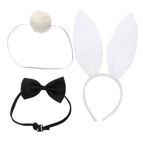 HAMPPLIES Hasenohren Haarreif mit Plüsch und Satin Fliege Langlebiges Bunny Kostüm Zubehör für Karneval Fasching Cosplay und Kostümparty Erwachsene Zufällige Farbe Zufällige Farbe HAMPPLIES Hasenohren Haarreif mit Plüsch und Satin Fliege Langlebiges Bunny Kostüm Zubehör für Karneval Fasching Cosplay und Kostümparty Erwachsene Zufällige Farbe Zufällige Farbe von HAMPPLIES