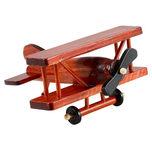 HAMPPLIES Holzflugzeug Modell Vintage Flugzeug Ornament für Kreative Wohnraumgestaltung Retro für Tischdeko für Geburtstagsfeiern und Einzigartige Heimdekoration HAMPPLIES Holzflugzeug Modell Vintage Flugzeug Ornament für Kreative Wohnraumgestaltung Retro für Tischdeko für Geburtstagsfeiern und Einzigartige Heimdekoration von HAMPPLIES