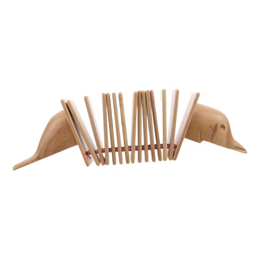 HAMPPLIES Holzklapper Delfinform Musikinstrument Für Rhythmus Training Pädagogisch Langlebig Für Vorschule Und Eltern-Junge Mädchen-aktivitäten von HAMPPLIES