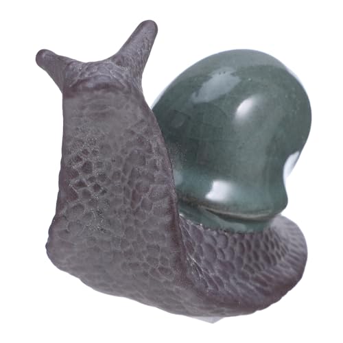 HAMPPLIES Keramik Schneckenfigur Desktop Dekoration Klein Kompakt für Bonsai und Blumentopf Kunstvolles Tierornament für Büro und Zuhause Pflegeleicht Harmonisches Landschaftsmotiv HAMPPLIES Keramik Schneckenfigur Desktop Dekoration Klein Kompakt für Bonsai und Blumentopf Kunstvolles Tierornament für Büro und Zuhause Pflegeleicht Harmonisches Landschaftsmotiv von HAMPPLIES
