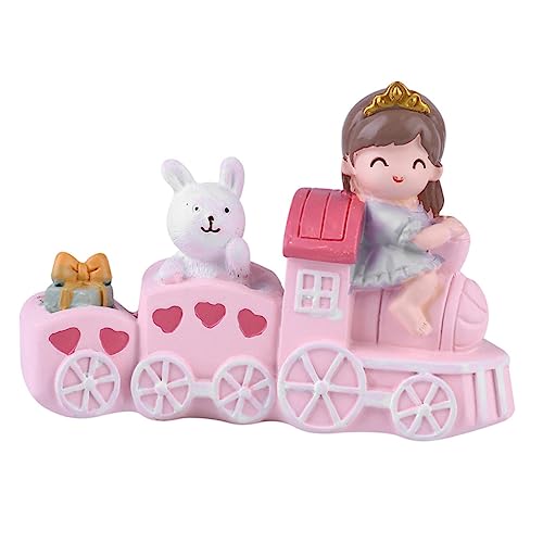 HAMPPLIES Kreative Kuchen-dekoration Niedliches Zug-dekorationsspielzeug Für Desktop Und Kinderzimmer Für Mädchenpartys Und Unvergessliche Feiern Um Ihre Torten Und Räume Zu Verschönern von HAMPPLIES