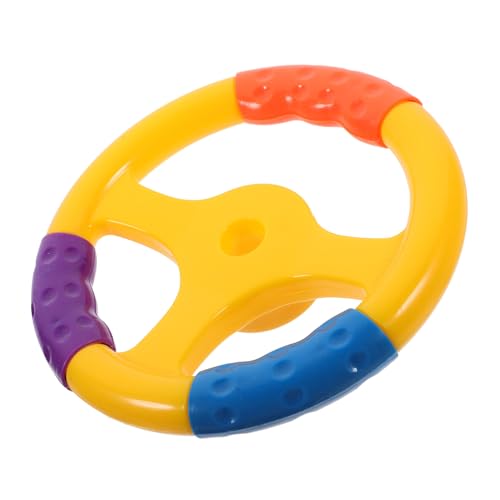 HAMPPLIES Lenkrad Buntes Kompatibles Auto Steuerungsrad für Spielzeugfahrzeuge Kinderfreundlich Installieren Sicher und Komfortabel für Drinnen und Draußen von HAMPPLIES