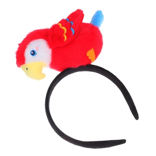 HAMPPLIES Lustiges Papageien-haarband Leichtes Buntes Zoo-themen Stirnband Bequemes Kopfschmuck für Kindergeburtstag Tierparty Fotoshooting Halloween Festival-accessoires von HAMPPLIES