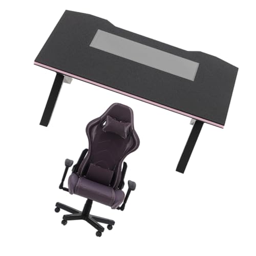 HAMPPLIES Maßstab Büro Möbel für Puppenhaus Realistische Mikro Gaming Möbel Vielseitig für Dioramen Sammler und Bastler von HAMPPLIES