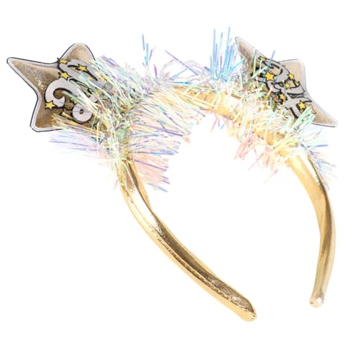 HAMPPLIES Neujahrs Haarreif Fünfzackiger Stern Party Kopfschmuck Bruchsicher Buntes Festival Accessoire für Damen und Herren HAMPPLIES Neujahrs Haarreif Fünfzackiger Stern Party Kopfschmuck Bruchsicher Buntes Festival Accessoire für Damen und Herren von HAMPPLIES