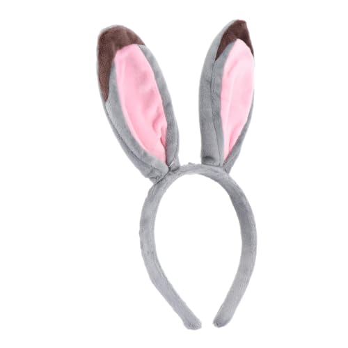 HAMPPLIES Plüsch Hasenohren Haarreifen Leichtes Formstabiles Stirnband aus Weichem Material Niedliches Cosplay Accessoire für Karneval Halloween Kostümparty und Fasching Passend für Damen HAMPPLIES Plüsch Hasenohren Haarreifen Leichtes Formstabiles Stirnband aus Weichem Material Niedliches Cosplay Accessoire für Karneval Halloween Kostümparty und Fasching Passend für Damen von HAMPPLIES