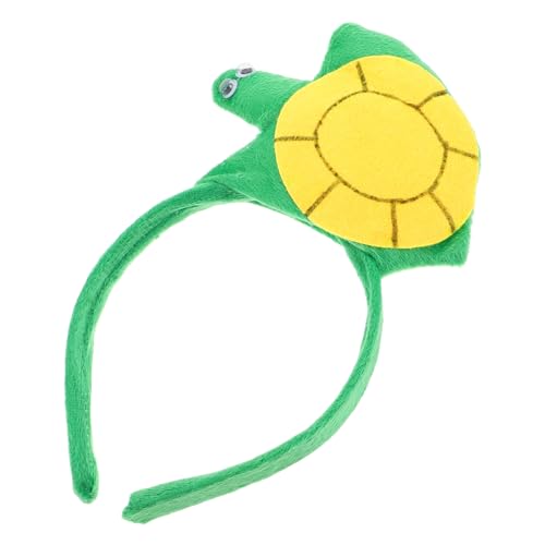 HAMPPLIES Plüsch Schildkröten Stirnband Weiches Tier Haarband Komfortabel für Party Feier Cosplay Erwachsene Waschgesicht Haarschmuck Kostüm Requisite von HAMPPLIES