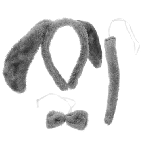 HAMPPLIES Plüsch Welpen Stirnband Hundeohren Weiches Bequemes Party und Bühnenkostüm Zubehör Leicht zu Tragen für Cosplay Halloween und Festliche Verkleidungen von HAMPPLIES
