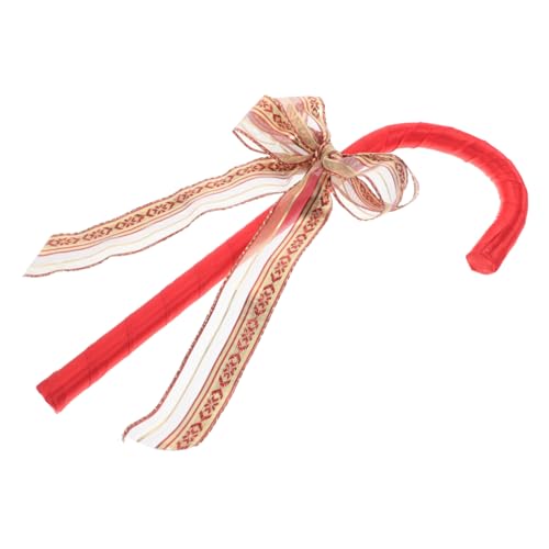 HAMPPLIES Rotes Kostüm-zubehör Schleifen-gehstock Tanzstab für Festliche Weihnachts Valentinstag-Party Rollenspiel Requisite HAMPPLIES Rotes Kostüm-zubehör Schleifen-gehstock Tanzstab für Festliche Weihnachts Valentinstag-Party Rollenspiel Requisite von HAMPPLIES