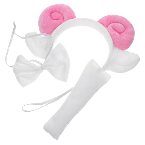 HAMPPLIES Schaf Kostüm Zubehör Damen Plüsch Stirnband mit Ohren Schleife und Leichtes Tierkostüm Accessoire für Halloween Cosplay Geburtstag Party HAMPPLIES Schaf Kostüm Zubehör Damen Plüsch Stirnband mit Ohren Schleife und Leichtes Tierkostüm Accessoire für Halloween Cosplay Geburtstag Party von HAMPPLIES