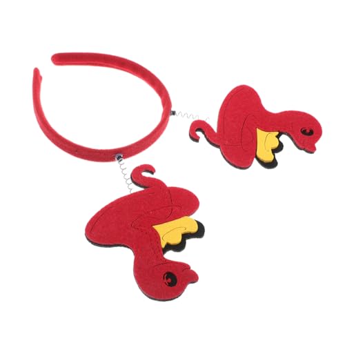 HAMPPLIES Schlangen-stirnband für Damen Karneval Kopfputz Neujahrs-dekoration Cartoon-schlangendesign Bequemer Vielseitiges Party-accessoire für Chinesisches Jahr von HAMPPLIES