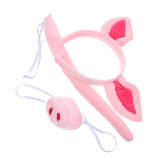 HAMPPLIES Schweine Kostüm Set Teilig Weiches Rosa Stirnband mit Schweinenase und Ohren als Party Haarloop und Kostümzubehör für Mädchen Geburtstagsfeier Halloween Fasching HAMPPLIES Schweine Kostüm Set Teilig Weiches Rosa Stirnband mit Schweinenase und Ohren als Party Haarloop und Kostümzubehör für Mädchen Geburtstagsfeier Halloween Fasching von HAMPPLIES