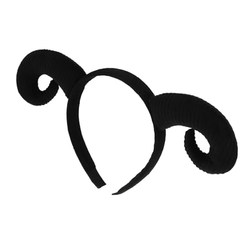 HAMPPLIES Sheep Horn Haarreif Süßes Party Stirnband Karneval Halloween Kostüm Accessoire Für Damen Und Jugendliche von HAMPPLIES